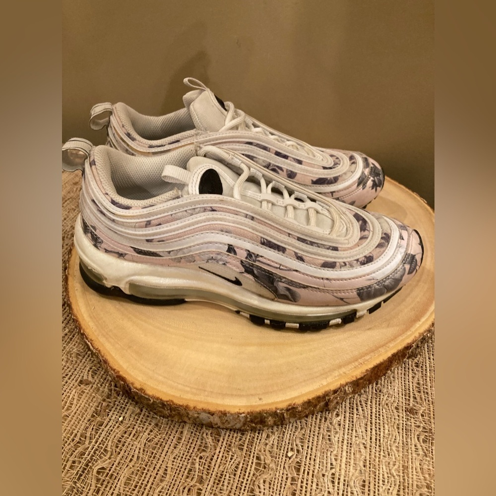 Nike Air Max 97 Soft Floral Pale Pink Wmns‎ Women’s Size 6.5 Sneakers BV6119-600